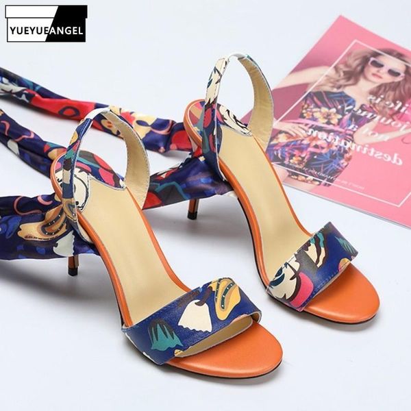 

brand ankle strap sandals women summer open toe lace up 100% sheepskin high heel shoes comfortable thin plus size, Black