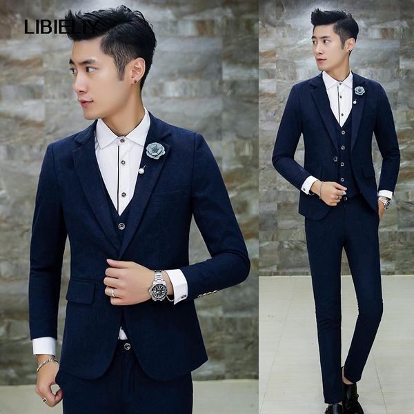

2piece latest coat pant designs men suit quality slim fit wedding dress for terno masculino mens suits(jacket+pant+vest) men's suits &, White;black