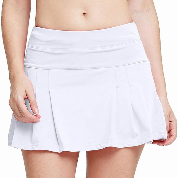 

women's shorts fashion women elasticity waist sport casual solid color tennis ladies workout cycling short femme été, White;black