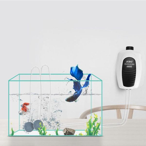 

air pumps & accessories jebo super aquarium pump compressor for fish tank adjustable silent quiet control 6100