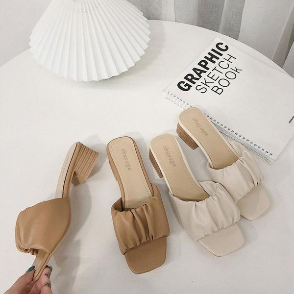 

sandals fashion womens shoes 2021 med clear heels high female round toe espadrilles platform shallow mouth all-match luxury, Black