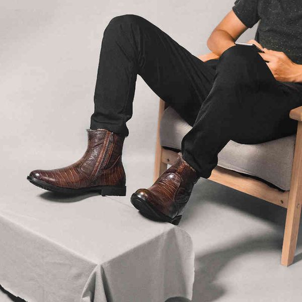

dress shoes wootten botas masculinas de couro # kd5207c3, quentes artesanais neve para homens 40 a 45 2g8i, Black