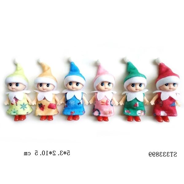 

6515new 8 models of christmas elf doll children's gift bookshelf elf doll bag