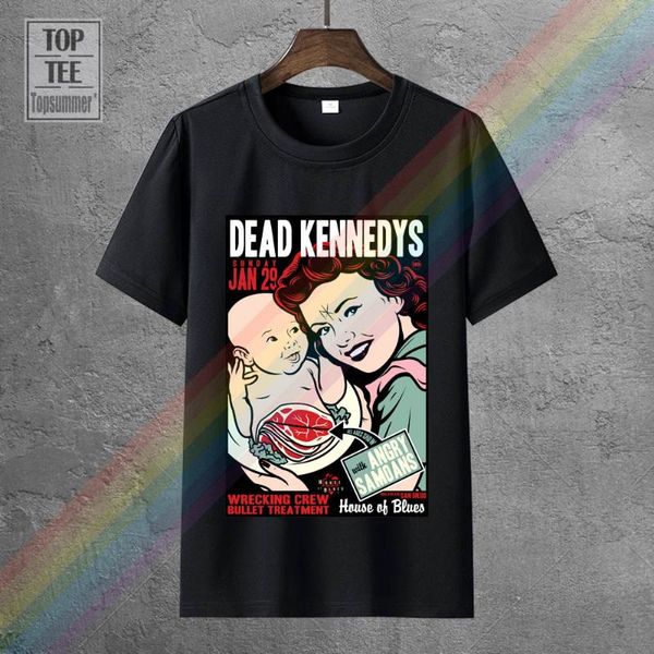 

men's t-shirts dead kennedys t shirt punk rock biafra lard graphic tee sizes s m  xl xxl, White;black