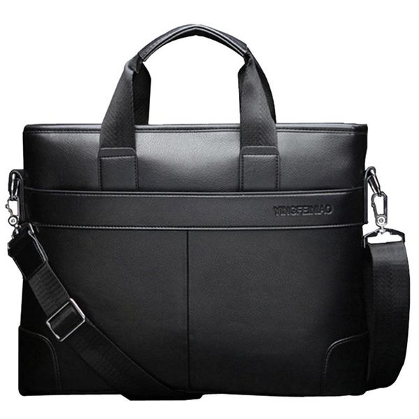 

briefcases men's briefcase business bag men leather shoulder husband sling pouch for man handbags office 2021 lapbags