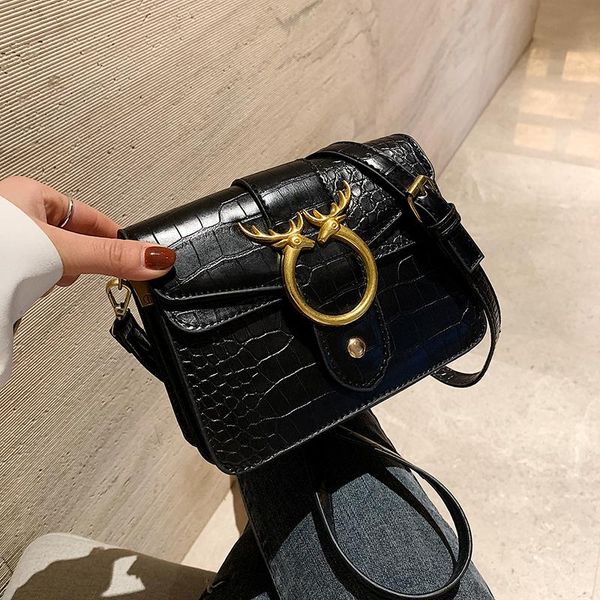 

fashion pu leather flap woman shoulder bag versatile stone crossbody purses and luxury handbags women bags designer hbags s sac cross body