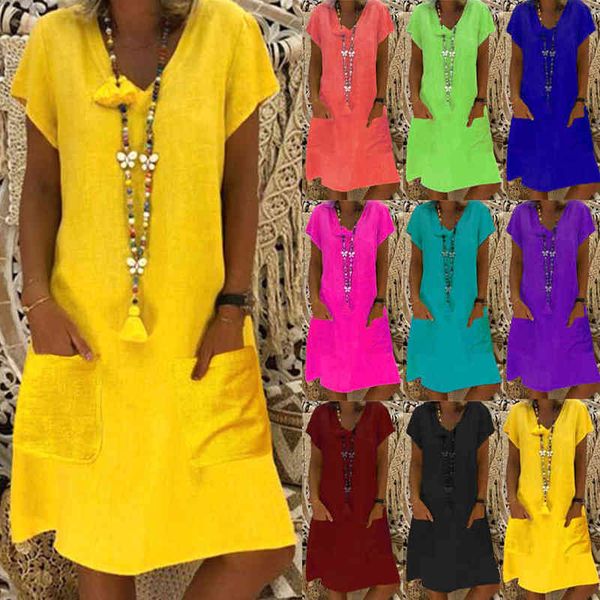 

women casual loose dress colors pluse sizes batwing solid beach boho splice pocket dress fashion summer dresses robe femme, Black;gray
