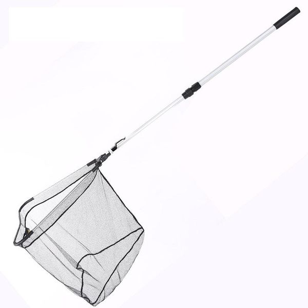

fishing accessories 95cm 160cm 210cm folding net retractable telescoping aluminum alloy pole super large landing b103