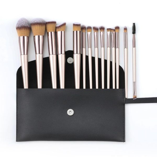 

makeup brushes 14piece dry powder brush set eye shadow loose concealer blush a full beauty tools