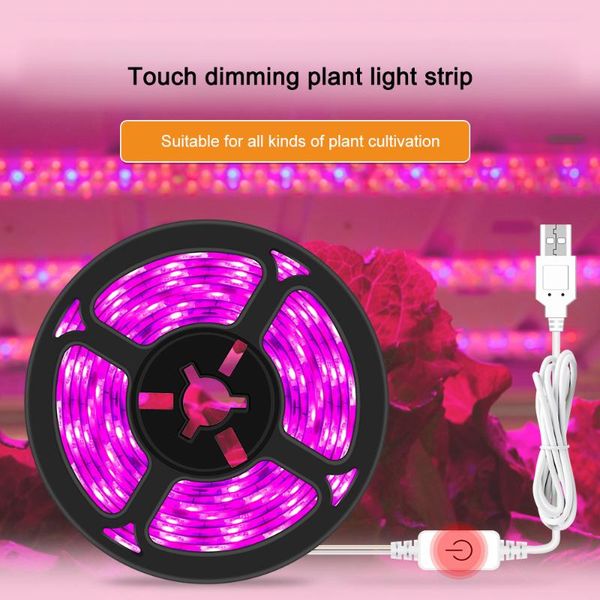 

full spectrum plant growth light 5v usb waterproof strip for indoor cultivation grow lights