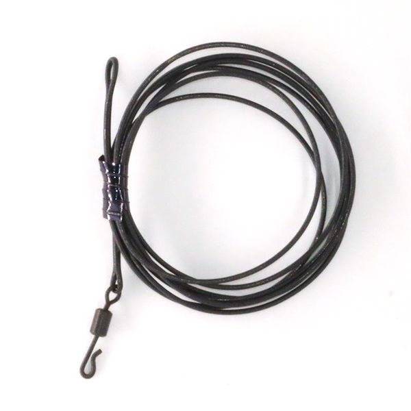 

carp fishing leader fluorocarbon line ring swivel high carbon nylon with coating hooks