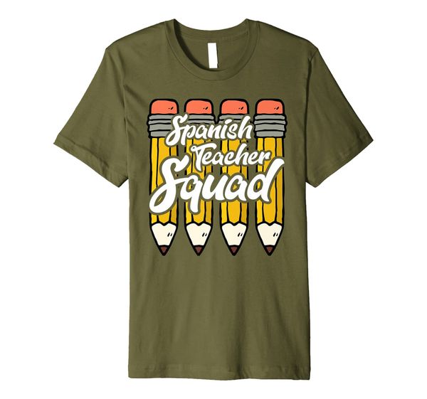 

spanish teacher squad espanol team gifts premium t-shirt, White;black