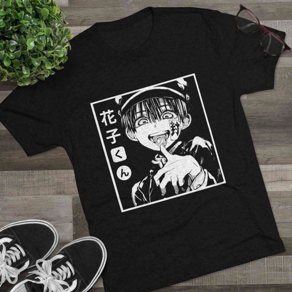 

anime toilet bound hanako men t shirts kun and womens cute print loose short sleeve tees harajuku japanese cartoon women, White;black
