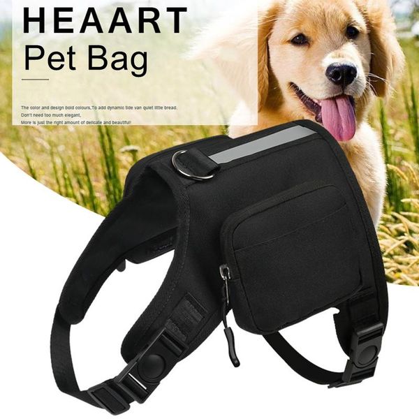 

tactical pet dog backpacks bag harness reflective breathable adjustable pets durable for small dogs vest backpack