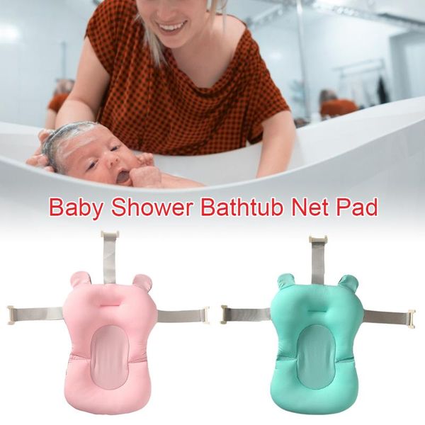

baby bath pad adjustable non-slip infant support seat pillow for bathtub mats