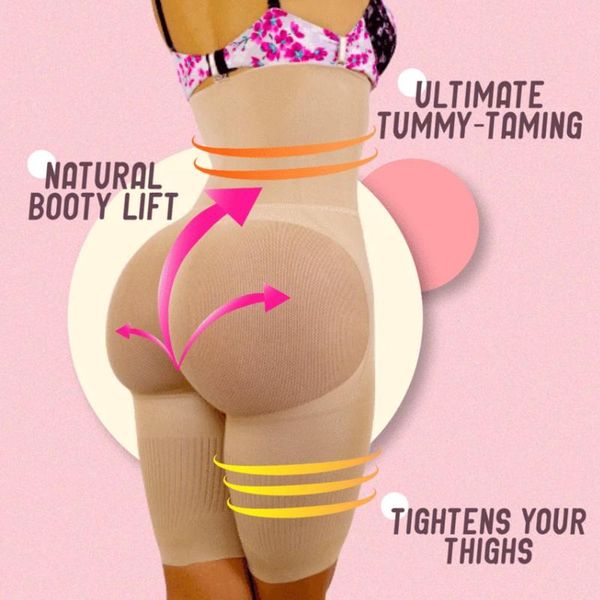 

women's high waist abdominal elastic seamless hip lifting body shapewawre shapers, Black;white