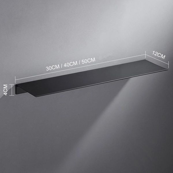 

bathroom shelves cosmetic storage shelf accessories wall mounted black aluminum square shampoo