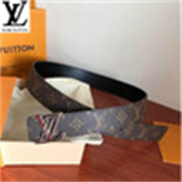 

brand designer luxury belt hollow l-shaped 40mm men's double-sided authentic official mens belts for men women belt with box, Silver