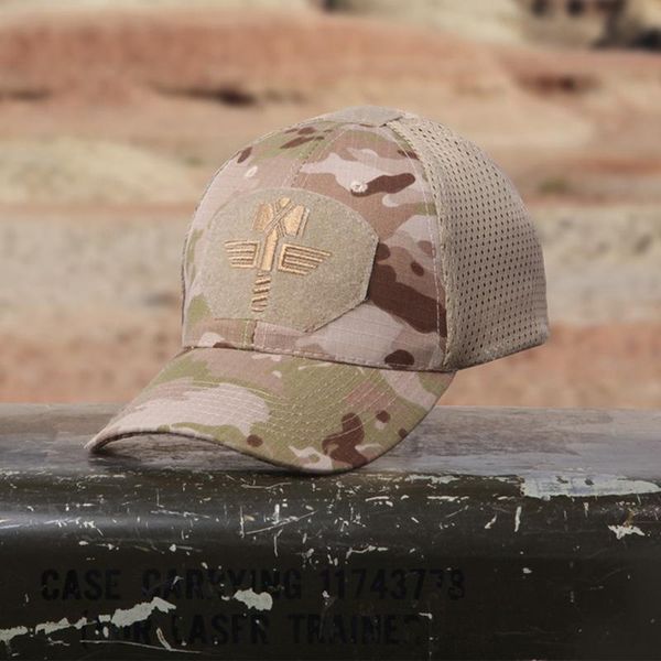 

multicam tropic tactical baseball sport caps mtp 100% mesh 65/35 ripsmaterial hat outdoor camo cap mcbk hats, Black;white