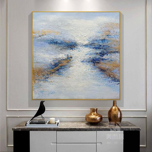 

paintings hand-painted oil painting large wall art modern canvas minimalist nordic living room decorative home decor