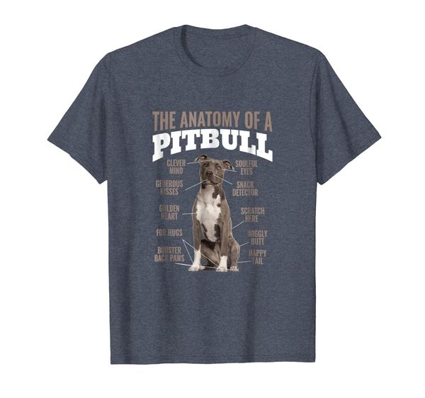

anatomy of a pit bull shirt tee men women gift dog lovers, White;black