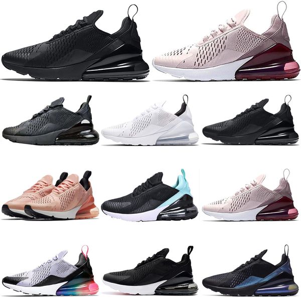 

2021 popular original men 270s women running shoes regency purple teal tiger black white be true barely rose outdoor walking sports trainers