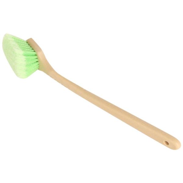 

long-handled curved soft brush wire tire cleaning foot pad wheel car sponge