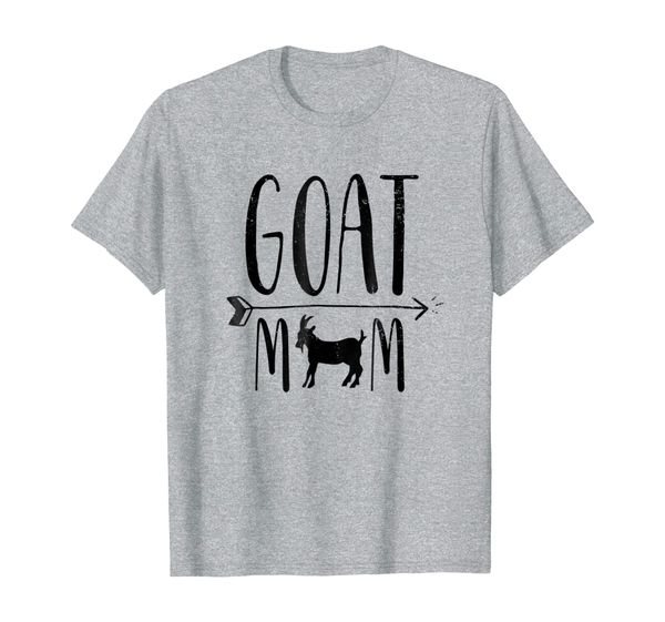 

Goat Mom for Pet Owner or Farmer Black Gift Shirt, Mainly pictures