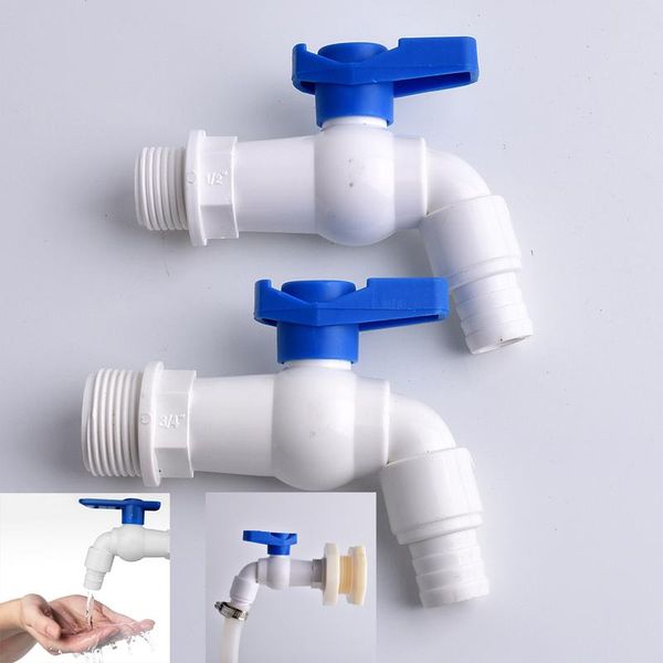 

watering equipments 2~10pcs size 1/2~3/4'' pvc valve threaded tap connectors garden irrigation aquarium fish tank hydroponic frame