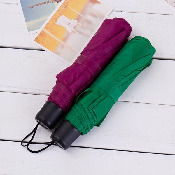 

umbrellas mini compact sun rain travel umbrella lightweight portable outdoor short-handled folding gq999
