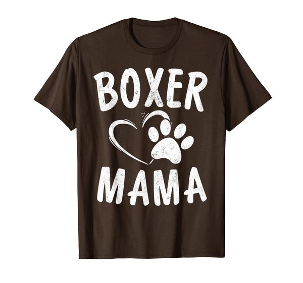 

Fun Boxer Mama Gift Dog Lover Apparel Pet Boxer Mom T-Shirt, Mainly pictures
