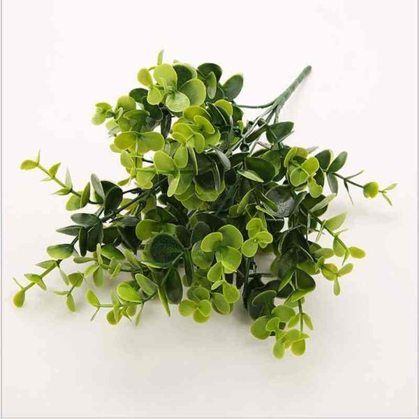 

wedding home indoor el deskdecoration artificial eucalyptus leaf plants fake plastic plant 49 leaves green decorative flowers & wreaths