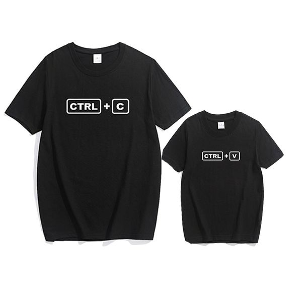 

family matching outfits summer ctrl+c ctrl+v father son shirt look clothes daddy and girls baby set 210429, Blue