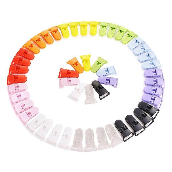 

pcs pacifier clip suspender strap plastic 10 colors pacifiers#