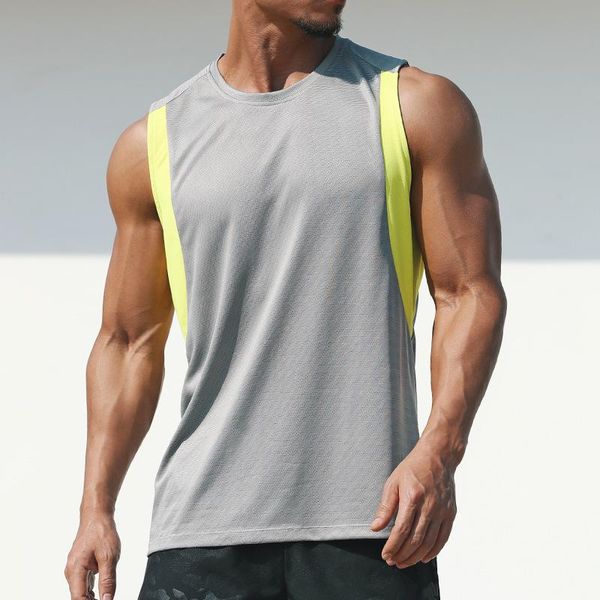 

summer quick-drying sports vest men's running fitness basketball training loose sleeveless marathon gym yoga outfit