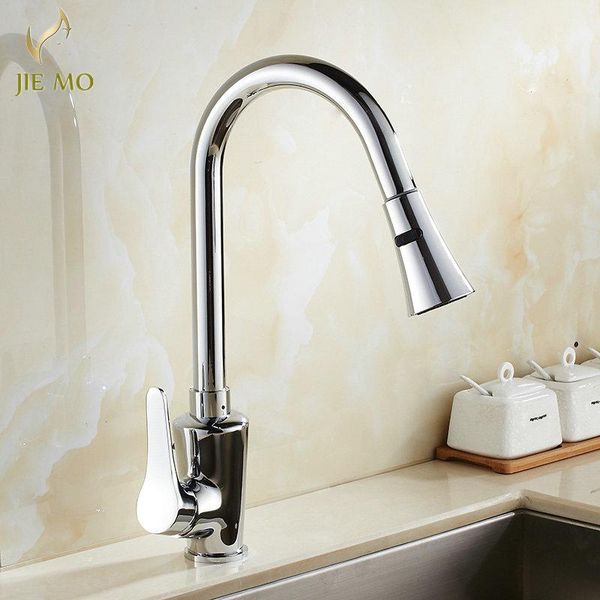 

bathroom sink faucets chrome finish all copper pull out basin faucet and cold stretch retractable nozzle kitchen washbasin hj9120