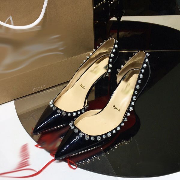 

2021 good quality fashion women luxurys designers shoes designer sandals womens luxury high heels sandal dress shoess with box size 35-41 -m, Black