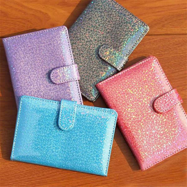 

storage bags patent leather pu passport id travel holder cover card case