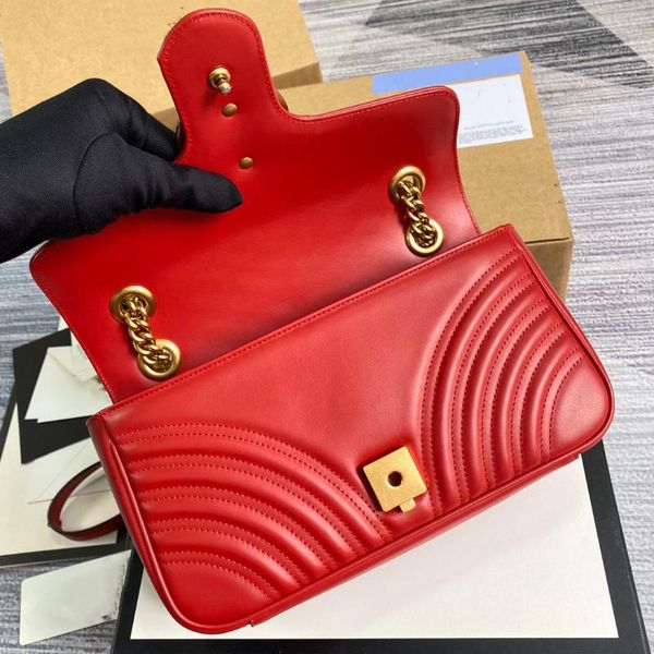 

evening bags fashion real leather luxury women handbag female messenger heart-shaped suture bag chains shoulder crossbody