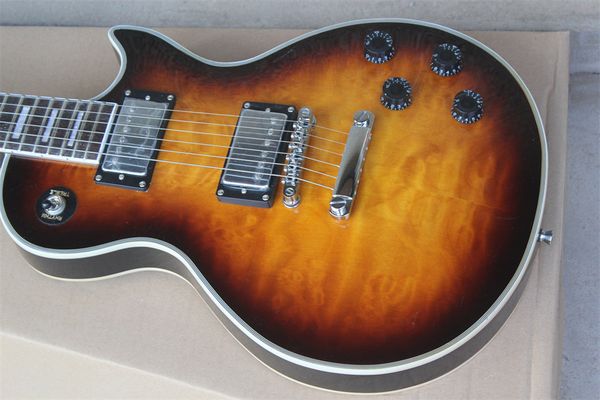 

classiccustom electric guitar, new style mahogany wood body and neck, real picture shooting
