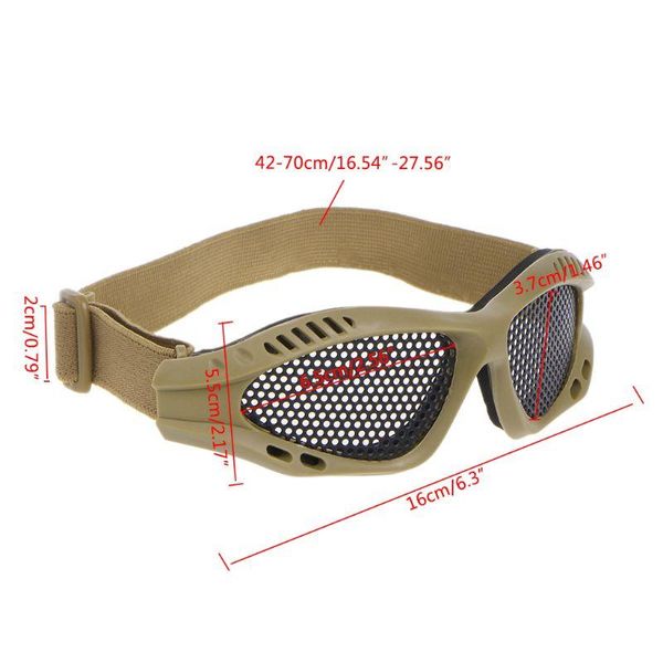 

outdoor eyewear motorcycle eye protection goggles anti fog mesh metal glasses d5qd