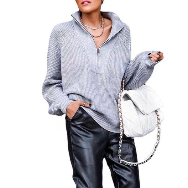 

women's sweaters autumn winter women casual long sleeve striped patchwork ladies jumpers fashion knitted lady pullover v-neck zip t q0t, White;black