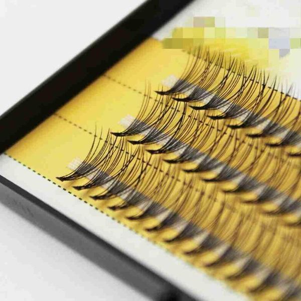 

false eyelashes fishtail eyelash 8mm/10mm/12mm dovetail individual extensions