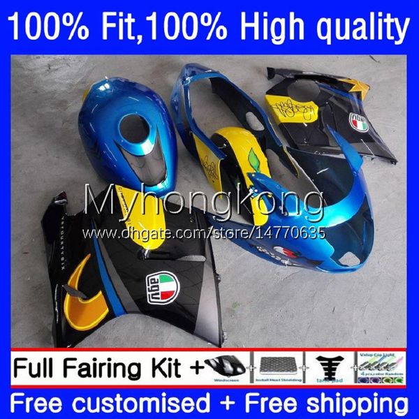 Fairings de molde de injeção para Honda Blackbird CBR 1100xx 1100 xx 96-07 35No.5 CBR1100XX Tubarão Azul 96 97 98 99 00 01 CBR1100 XX 2002 2003 2004 2007 OEM Bodys