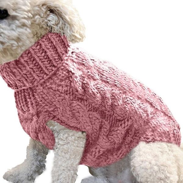 

winter knitted dog clothes warm jumper sweater small large dogs pet clothing coat knitting crochet cloth apparel