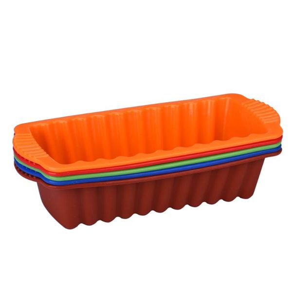 

kitchen tools silicone rectangle non stick bread loaf cake mold bakeware baking pan oven mould vegla kuzhine moulds