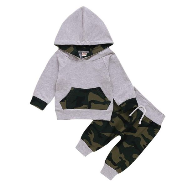 

clothing sets cotton baby boy clothes set autumn for borns hooded sweatshirt+pants outfits 2pcs, White