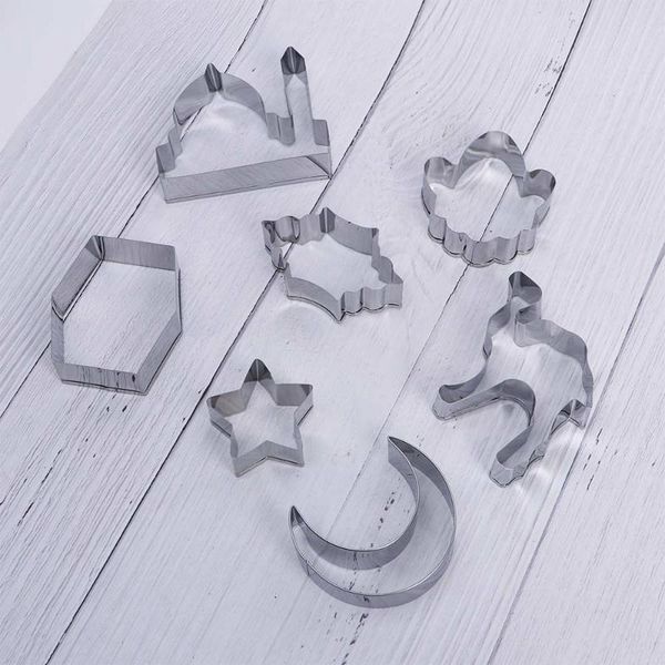 

eid mubarak cookie cutter set moon star biscuit mold diy cake baking tools ramadan party home decorations moulds