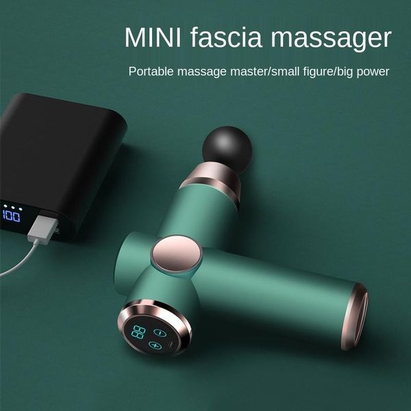 

massage gun lcd screen muscle mini high frequency vibration fascia grab