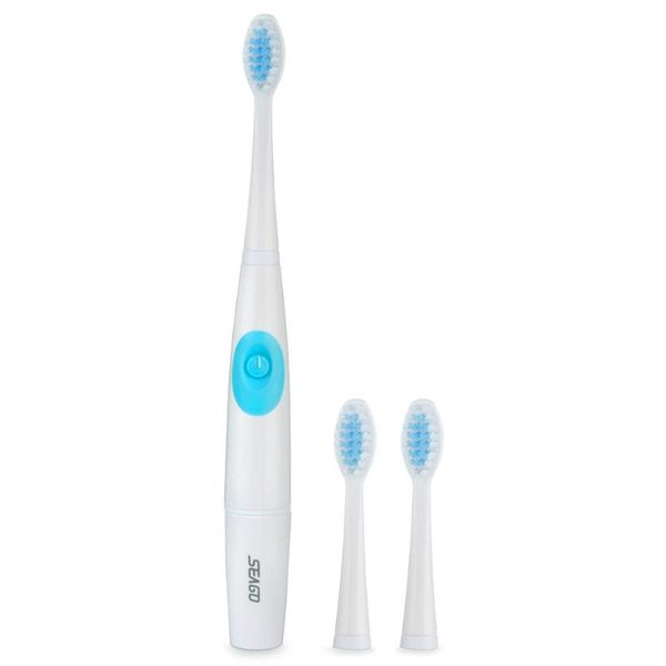 

toothbrush seago sg-915 sonic electric dental safeguards oral health care cleaning tools with 2 replacement head
